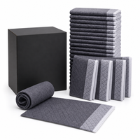 Tapis d'entraînement en carbone pour chiens, tapis absorbants pour chiots en charbon de bois, super absorbants et anti-fuites
