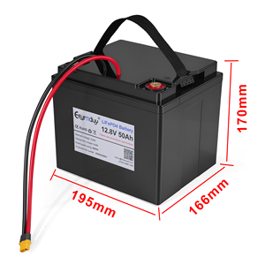 12.8V 50Ah LiFePO4 배터리 팩 BMS 전기 자동차, 오토바이, 삼륜차용 ABS 플라스틱 케이스 - Product Image 4