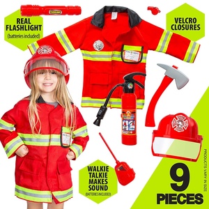 <span class=keywords><strong>Costume</strong></span> de <span class=keywords><strong>pompier</strong></span> pour enfants lavable de qualité supérieure <span class=keywords><strong>costume</strong></span> de jeu de rôle pour enfants avec ensemble de jouets de <span class=keywords><strong>pompier</strong></span> complet accessoires - Product Image 5