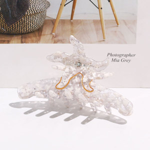 Pince à <span class=keywords><strong>cheveux</strong></span> épaisse, grande pince à <span class=keywords><strong>cheveux</strong></span>, grande étoile de mer, été <span class=keywords><strong>2022</strong></span>, vente en gros - Product Image 2