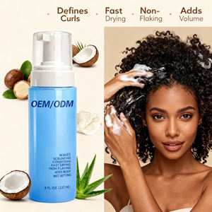 Loción para Peinar Cabello Rizado, Fijación Suave y Natural, Sin Residuos, Espuma en Mousse, Orgánica, Secado Rápido, Aloe Vera, Acondicionadora - Product Image 2