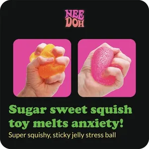 Pelota Antiestrés Needoh Gumdrop Super Sólida de EVA, No Tóxica, con Textura Elevada y Rugosa, para Aliviar el Estrés, Calmar el Estado de Ánimo, Relajación, Juguete Sensorial para TDAH - Product Image 6
