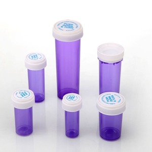 ขวดยาพลาสติกมีฝาปิดแบบกลับด้านได้สำหรับเด็กขวด<span class=keywords><strong>ยา</strong></span>60DR ขวดเปล่าพร้อมฝาปิดโลโก้ได้ตามต้อ<span class=keywords><strong>ง</strong></span>การ - Product Image 3