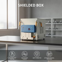 Caja de prueba inalámbrica OTA con blindaje RF, plataforma giratoria y soporte para antena