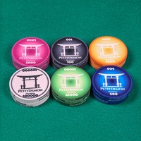 Ensemble de jetons de poker en céramique de qualité professionnelle 10g PETITDEMON Hiroshima Torii, série exclusive 6 couleurs, design pour tournoi de casino