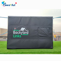 Terrain de golf gonflable portable de haute qualité / Mini parcours de golf / Tente simulateur de golf gonflable à vendre