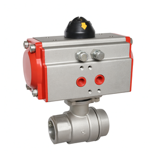 Válvula de Bola Neumática de Doble Acción de Acero Inoxidable 316 con Rosca Hembra de 1/2 Pulgada y 2 Vías COVNA DN15 - Product Image 4