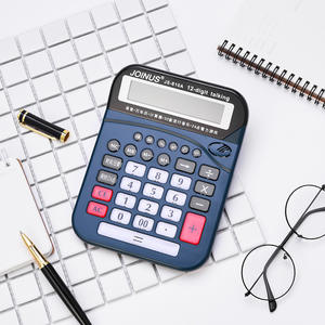 เครื่องคิดเลขพูดได้ 12 หลัก รุ่น Joinus Js810a พร้อมฟังก์ชั่นเสียง สำหรับใช้ในสำนักงานและทางการเงิน สีฟ้า - Product Image 5