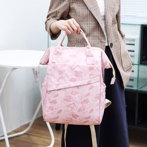 Fashion Irregular Printed Mommy Bag Lightweight Baby Diaper <b>Backpack</b> for Outdoor Travel - Product Image 1