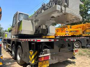 รถเครนบรรทุกมือสอง Zoomlion ZTC800H ลดราคาพิเศษ รับน้ำหนักได้ 80 ตัน พร้อมเครื่องยนต์และ PLC ZCC550H/QY50 รถเครนตีนตะขาบ สภาพดี - Product Image 4