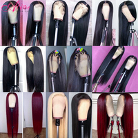 Perruques Full Lace Wig cheveux naturels, perruques full Lace Wig Transparent HD, longues, 30 pouces, suisse, colle pour perruque Full Lace Wig, lot, vente en gros