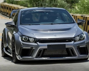 <strong>Car</strong> Wide <strong>Body</strong> Kit for Volkswagen Scirocco Upgrade ASP Style Front Bumper Rear Bumper Side Skirts Rear Spoiler Hood Wide <strong>Body</strong> Kit - Product Image 4