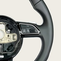 Volant en cuir pour Audi A4 B8, A5 B8, A6 C7, A7 C7, A8 D4, S3 8P, B8, S4, S5, S6, S7, S8, A3 8V, A3 8P