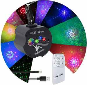 Nhà máy mô hình tư nhân 3 lỗ Led RGB ánh sáng <span class=keywords><strong>laser</strong></span> Đảng Điều khiển bằng giọng nói DJ Disco Đèn sân khấu - Product Image 2