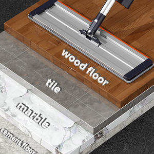 <span class=keywords><strong>50cm</strong></span> in lega di alluminio Ultra-Fine fibra <span class=keywords><strong>Mop</strong></span> Multi-funzionale e resistente per la pulizia del pavimento domestico Set di strumenti ingranditi - Product Image 5