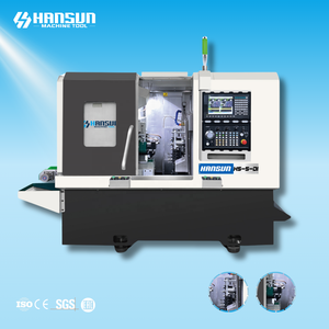 HS-5-DI 220V CNC Lathe Machine Gang Type with Double Spindle Digital Tool Moving Horizontal Slant Bed Structure Twin Spindles - Product Image 4