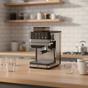 ANBOLIFE - Cafetera Espresso Profesional de 20 Bares con Pantalla Táctil y Bloque Térmico <span class=keywords><strong>para</strong></span> Preparar Cappuccino y Latte - Product Image 3
