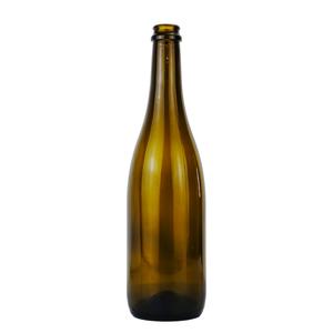 750ml Botellas vacías de Borgoña Botella de vino ligera Verde oscuro 750ml Botella de champán/copa de vino con corcho - Product Image 5