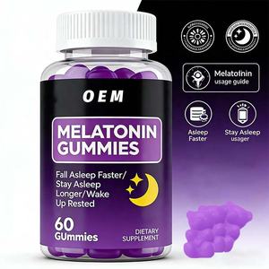 Gomitas de Melatonina para Adultos, Antioxidantes, Favorecen el Sueño, Calmantes, Suplemento Natural, Marca Privada OEM - Product Image 4