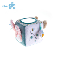 Boîtes de cube d'activité d'intelligence douce Jouet de cube d'activité en peluche pour enfants de qualité supérieure