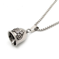 Tokyo Bell Retro Luck Motorcycle Bells Gardien de vélo en acier inoxydable avec motif d'ange Ne roulez jamais plus vite que votre ange