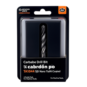 Carbide <b>Drill</b> Bit TA1044 5xD Nano TiAlN Coated With 4 <b>Guide</b> Pads For Machine Tools - Product Image 2