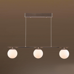 Lámpara Colgante Nórdica Moderna de Lujo, de Cristal Opal Blanco, con una o Varias Cabezas, LED, Garantía de 2 Años, para Comedor, Hotel, Villa - Product Image 4