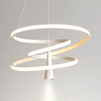 Lampe de restaurant moderne minimaliste Salle à manger créative minimaliste Bar Salle à manger nordique Pendentif avec spot