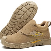 Chaussures de sécurité avec embout en acier, anti-étincelles, anti-écrasement, anti-perforation, semelle souple, isolées 6KV, pour soudeurs
