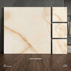 Uganda Market Grey Marble Look Porcelain Floor Tiles 600x600mm Glazed Ceramic Flooring - Product Image 5