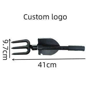 Pelle pliante Râteau Outil de jardin extérieur, pelles pour outils agricoles Râteau à pelle pliant portable jetable deux en un - Product Image 3