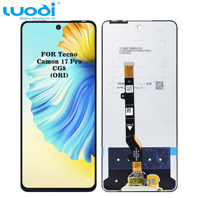 Replacement LCD Touch Screen Digitizer for Tecno Camon 17 Pro CG8