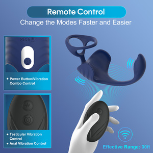 Anneau de verrouillage du pénis, hommes portant un vibrateur à temps prolongé à la racine des contraceptifs - Product Image 3