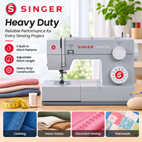 Machine à coudre électrique multifonctionnelle SINGER 4411 pour la maison, qualité automatique, 220V, 1100 Sti/min, professionnelle