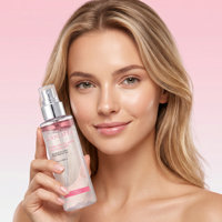 Tonique Facial en Capsules Anti-Âge Éclaircissant à la Vitamine C, Acide Hyaluronique et Collagène, avec PDRN de Saumon Pur à 99% pour Réparation Naturelle