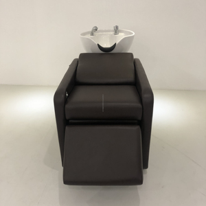 adjustable footrest shampoo chair design with white hair <b>washing</b> <b>bowl</b> for hair beauty salon - Product Image 3