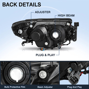 Faros delanteros de fábrica para Subaru <span class=keywords><strong>Forester</strong></span> 2006 <span class=keywords><strong>2007</strong></span> 2008 faros delanteros DRL 4001SA471 84001SA461 - Product Image 6