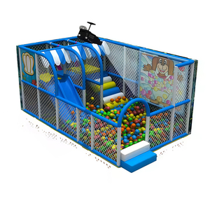 Sân chơi trong nhà theo chủ đề đại dương vui nhộn và sân chơi trong nhà cho trẻ em, với cầu trượt và hố bóng cho trung tâm giải trí gia đình (FEC) - Product Image 5