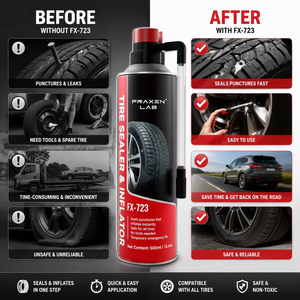 Spray Riparatore d'Emergenza <span class=keywords><strong>per</strong></span> Forature, Sigillante <span class=keywords><strong>per</strong></span> Pneumatici in Aerosol Senza Attrezzi, Adatto al Bagagliaio dell'Auto, Vendita all'Ingrosso - Product Image 1