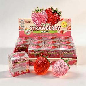 Vaseline Cucumber and Strawberry Squeeze Transparent Loto Realistic Fruit Stress Relief Toy Unisex 15+ - Product Image 4