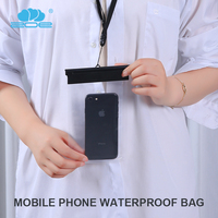 Bonne vente, sac de téléphone portable étanche personnalisé, étui de téléphone portable étanche pour l'été