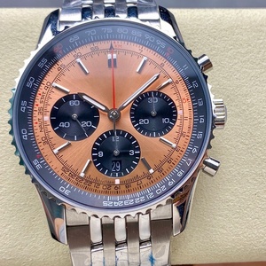 Reloj cronógrafo de aviación de lujo para hombre de alta calidad con movimiento mecánico multifuncional multicolor de 43 mm. - Product Image 2