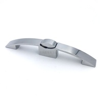 FGA ML-001 Meilleure vente Poignée de verrouillage à poussoir sans clé pour meuble de camping-car, cuisine de VR, en ABS et alliage de zinc, nickel satiné