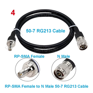 Cavo RG213 da N Maschio/Femmina a SMA Maschio/Femmina 50 Ohm a Bassa Perdita, Prolunga per Radio CB, Radio Amatoriale, Trasmettitore FM - Product Image 4