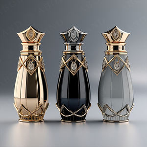 <b>Empty</b> <b>Spray</b> Perfume <b>Bottle</b> Unique Clear Luxury Design Mens 100ml Glass Perfume <b>Bottle</b> Without Lid - Product Image 3