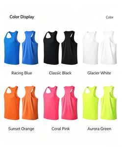 Camiseta Deportiva sin Mangas para Maratón, Sublimada, de Secado Rápido, con Estampado Completo, para Maratón de Colores - Product Image 2