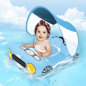 Flotador de <span class=keywords><strong>Piscina</strong></span> <span class=keywords><strong>para</strong></span> Bebés <span class=keywords><strong>con</strong></span> Forma de Auto Deportivo, <span class=keywords><strong>con</strong></span> Toldo, Anillo de Natación Reforzado <span class=keywords><strong>para</strong></span> Bebés, Asiento de Seguridad, Juguete Acuático <span class=keywords><strong>para</strong></span> Niños Pequeños, Venta al Por Mayor - Product Image 5