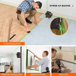 Nivel Láser Automático de Alta Precisión para Colocación de Azulejos, 12 Líneas 3D, Autonivelante 360°, N223, Luz Verde - Product Image 6