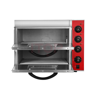 Itop gzcuisine — four électrique professionnel à <span class=keywords><strong>Pizza</strong></span>, pont à Double couche, pierre de cuisson, température 50-350 pour 1x16 pouces - Product Image 4