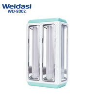 Portable Led lumière de secours torche lampe de poche Ac Dc charge Rechargeable lampe de poche lumière latérale avec batterie externe
